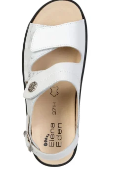 Damen ELENA EDEN , bequeme Damen-Sandalen, Weite H, mit herausnehmbarem Fußbett