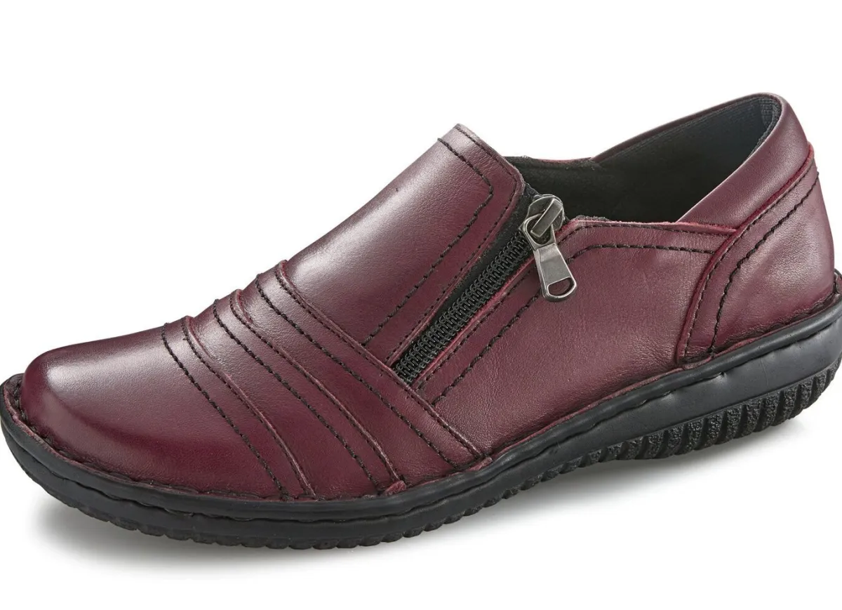 Damen ELENA EDEN , bequeme Damen-Slipper, Weite G, mit herausnehmbarem Fußbett