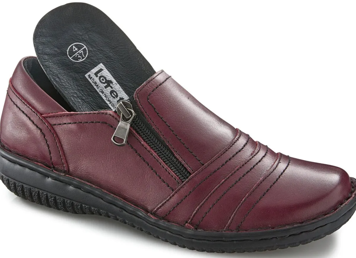 Damen ELENA EDEN , bequeme Damen-Slipper, Weite G, mit herausnehmbarem Fußbett