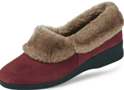 Damen BADER ELENA EDEN Hausschuh mit echtem Lammfellfutter
