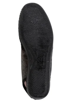 Damen ELENA EDEN Sandale aus luftigem Meshmaterial und Textil mit Metallicschimmer