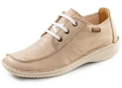 Damen ELENA EDEN Schnürschuh aus Nappaleder mit Knitter-Struktur