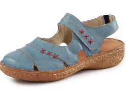 Damen ELENA EDEN Slipper aus Nappaleder mit Knitter-Struktur