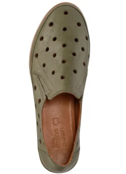 Damen ELENA EDEN Slipper aus weichem Nappaleder mit Lochungen