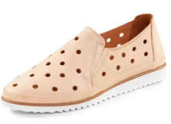 Damen ELENA EDEN Slipper aus weichem Nappaleder mit Lochungen