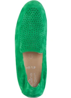 Damen ELENA EDEN Slipper aus weichem Veloursleder mit luftiger Perforation