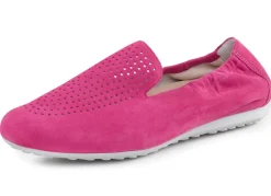 Damen ELENA EDEN Slipper aus weichem Veloursleder mit luftiger Perforation