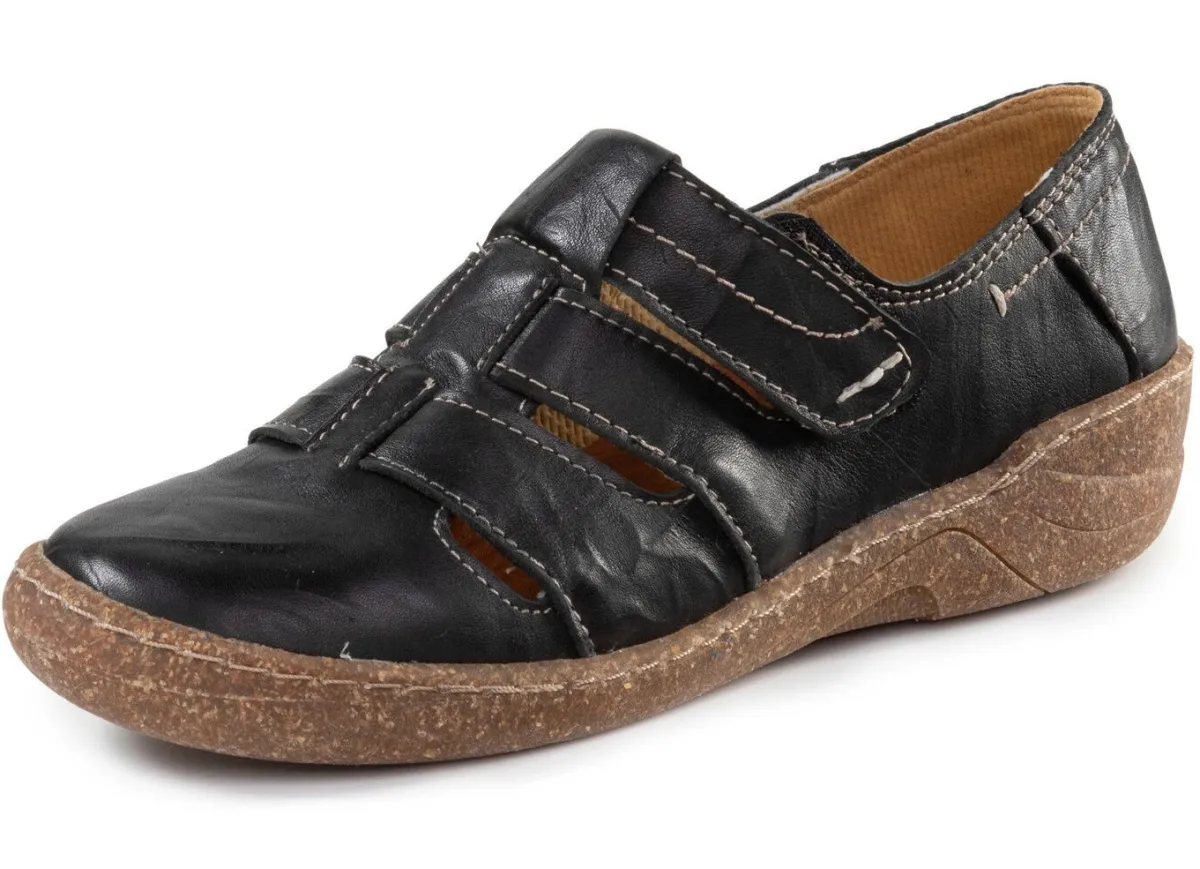 Damen ELENA EDEN Slipper mit Knitter-Struktur
