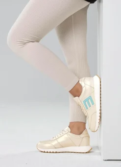 Damen ELENA EDEN Sneaker aus schimmerndem Nappaleder