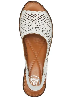 Damen ELENA EDEN , sommerliche Damen-Sandaletten, Weite G, aus Leder
