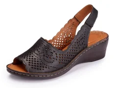 Damen ELENA EDEN , sommerliche Damen-Sandaletten, Weite G, aus Leder