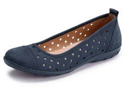 Damen ELENA EDEN , sommerliche Damen-Ballerinas, Weite G, mit herausnehmbarem Fußbett