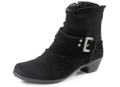 Damen ELENA EDEN Stiefelette mit flotter Raffung und Zier-Schließe