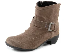 Damen ELENA EDEN Stiefelette mit flotter Raffung und Zier-Schließe