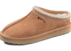 Damen ELENA EDEN , warme Damen-Clogs, mit Lammfell
