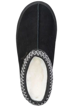 Damen ELENA EDEN , warme Damen-Clogs, mit Lammfell
