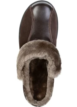Damen ELENA EDEN , warme Damen-Hausschuhe, Weite H, mit Lammfell