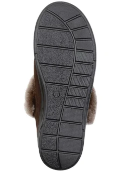 Damen ELENA EDEN , warme Damen-Hausschuhe, Weite H, mit Lammfell