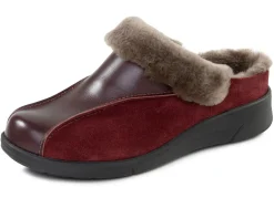 Damen ELENA EDEN , warme Damen-Hausschuhe, Weite H, mit Lammfell