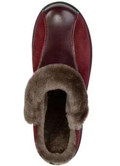 Damen ELENA EDEN , warme Damen-Hausschuhe, Weite H, mit Lammfell