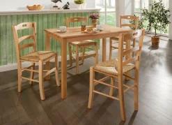 BADER 2er-Set Esszimmerstühle aus massiver Buche