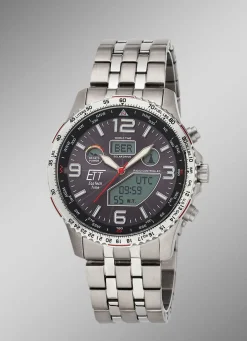 Herren ETT EGS-11572-21M Funk-Solar-Herrenuhr