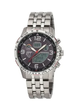 Herren ETT EGS-11572-21M Funk-Solar-Herrenuhr