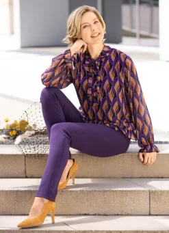 Damen BADER Fabelhafte Bluse mit Bindeband