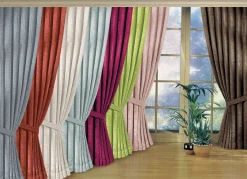CHENILLE Fensterdekoration aus schwerer Thermo--Qualität
