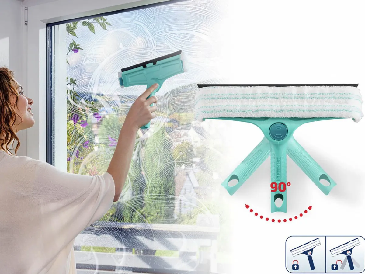 LEIFHEIT Fenster-& Rahmenwischer 4in1