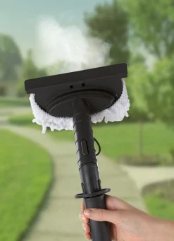 LIVINGTON Fensterreinigungs-Set für SteamTwister
