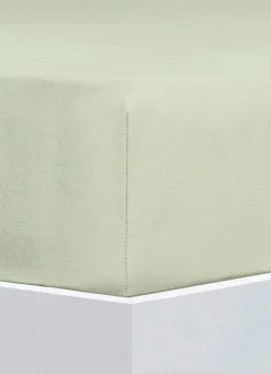 FLORELLA Flausch-Biber-Spannbetttücher aus Baumwolle