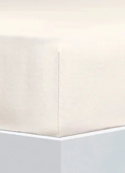 FLORELLA Flausch-Biber-Spannbetttücher aus Baumwolle