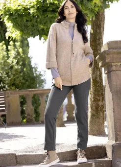 Damen RABE Flauschig weiche Strickjacke