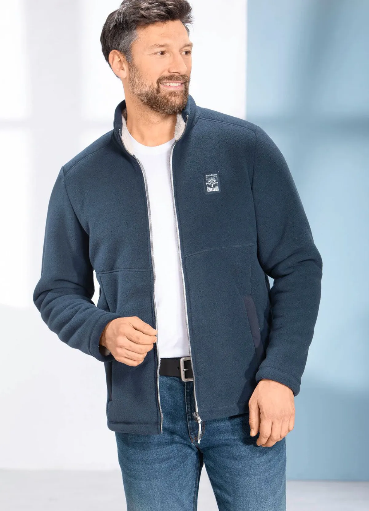 Herren BADER Fleecejacke von „LPO“