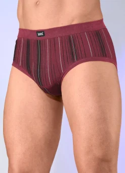 Herren BADER Fünferpack Slips aus Feinripp
