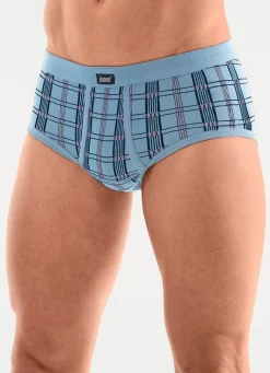 Herren BADER Fünferpack Slips aus Feinripp
