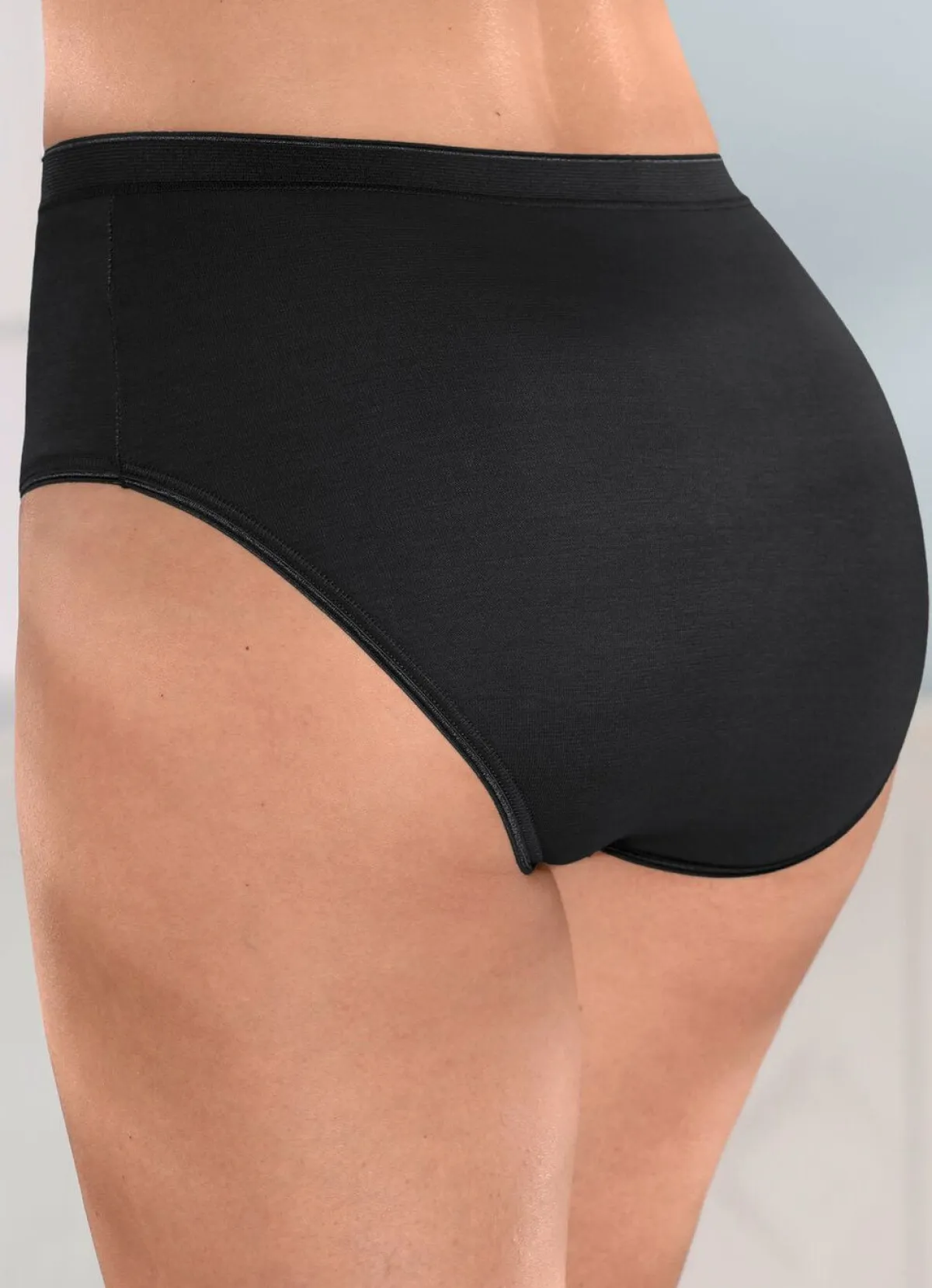 Damen brio lingerie Fünferpack Slips mit elastischen Abschlüssen