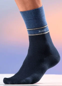 Herren BADER Fünferpack Socken mit druckfreiem Bund