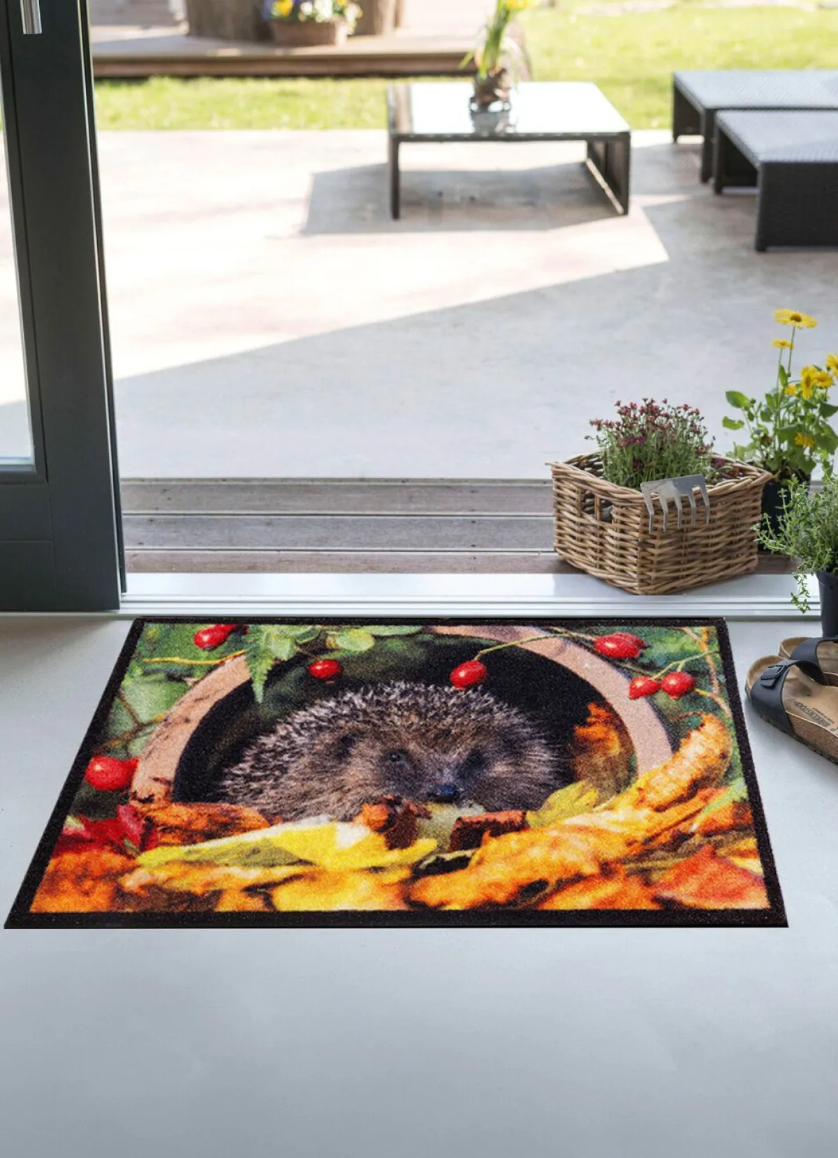 BADER Fußmatte mit Igel-Motiv