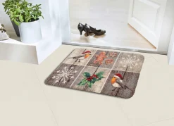 BADER Fußmatte Patchwork mit rutschhemmender Latex-Rückseite