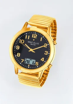 Damen MIKE ELLIS NEW YORK Funk-Damenuhr mit Diamant von
