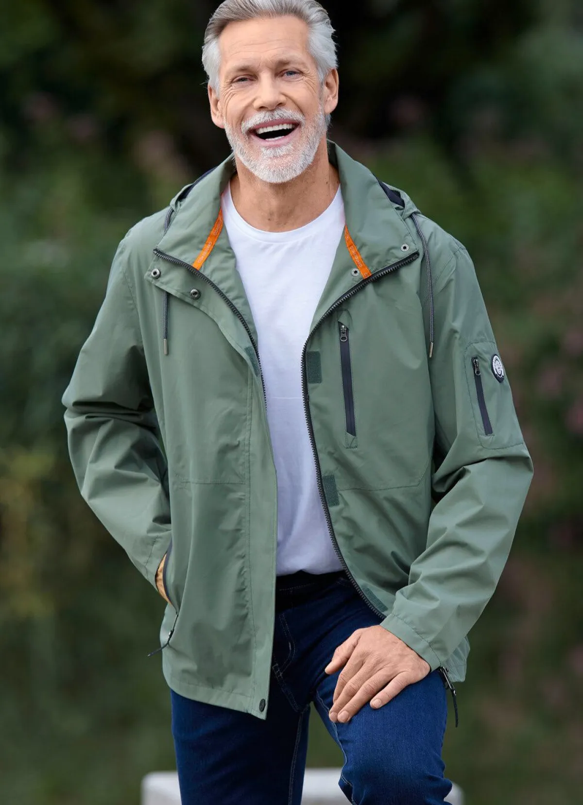 Herren BADER Funktionsjacke mit Kapuze
