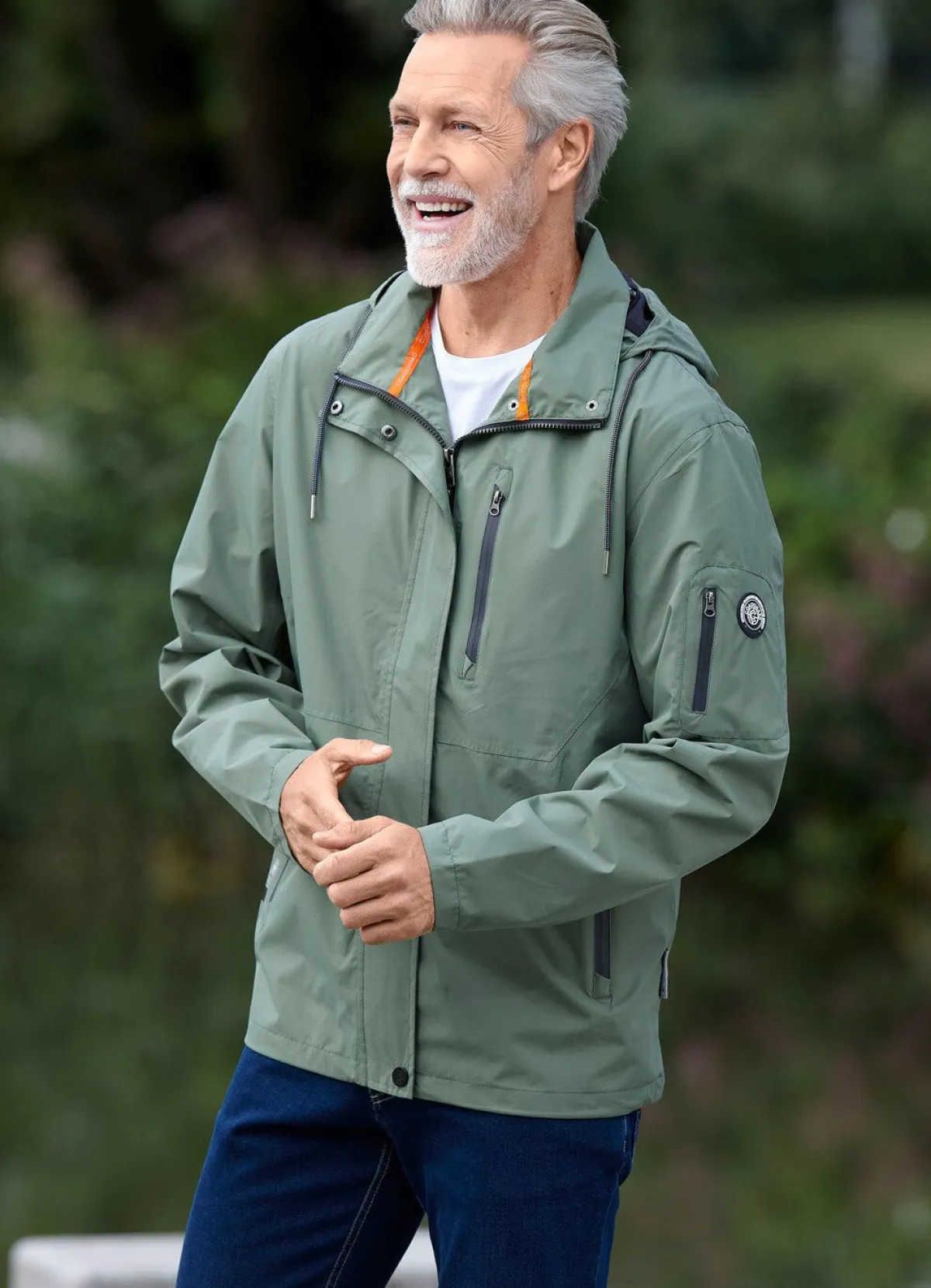 Herren BADER Funktionsjacke mit Kapuze