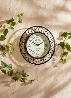 BADER Funk-Wanduhr mit Metallgehäuse