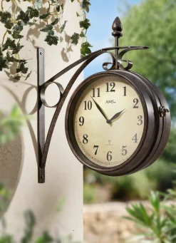 BADER Funk-Wanduhr mit Seitenhalter