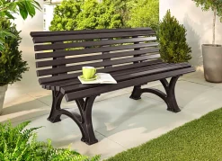 BADER Gartenbank aus hochwertigem Kunststoff