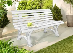 BADER Gartenbank aus hochwertigem Kunststoff