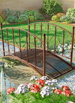 BADER Gartenbrücke aus Metall