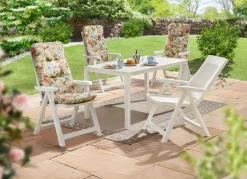 BADER Gartenmöbel-Serie mit attraktivem Rattan-Dekor